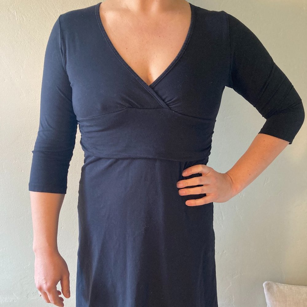 Patagonia - Long-sleeve Organic Cotton Dress - Black- M